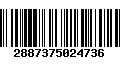 Código de Barras 2887375024736