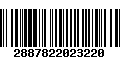 Código de Barras 2887822023220