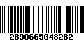 Código de Barras 2890665048282