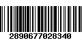 Código de Barras 2890677028340