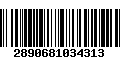 Código de Barras 2890681034313