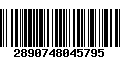 Código de Barras 2890748045795