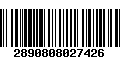 Código de Barras 2890808027426