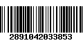 Código de Barras 2891042033853