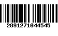 Código de Barras 2891271044545