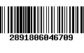 Código de Barras 2891806046709