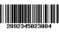 Código de Barras 2892345023084