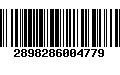 Código de Barras 2898286004779