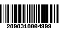 Código de Barras 2898318004999