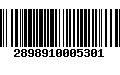 Código de Barras 2898910005301