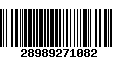 Código de Barras 28989271082