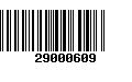 Código de Barras 29000609