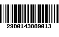 Código de Barras 2900143889013