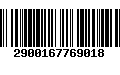 Código de Barras 2900167769018