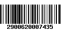 Código de Barras 2900620007435