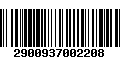 Código de Barras 2900937002208