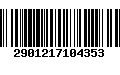 Código de Barras 2901217104353