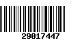 Código de Barras 29017447