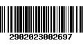 Código de Barras 2902023002697