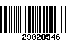 Código de Barras 29020546