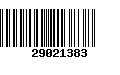 Código de Barras 29021383