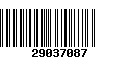 Código de Barras 29037087