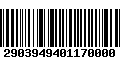 Código de Barras 2903949401170000