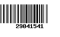 Código de Barras 29041541