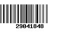 Código de Barras 29041848