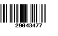 Código de Barras 29043477