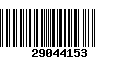 Código de Barras 29044153