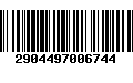 Código de Barras 2904497006744