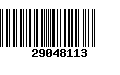 Código de Barras 29048113