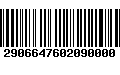 Código de Barras 2906647602090000