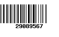 Código de Barras 29089567