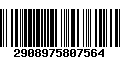 Código de Barras 2908975807564