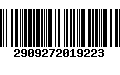 Código de Barras 2909272019223