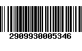 Código de Barras 2909930005346