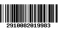 Código de Barras 2910082019983