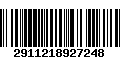 Código de Barras 2911218927248