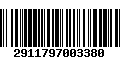 Código de Barras 2911797003380