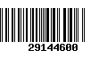 Código de Barras 29144600