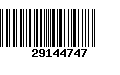 Código de Barras 29144747