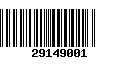 Código de Barras 29149001