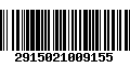 Código de Barras 2915021009155