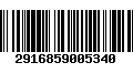 Código de Barras 2916859005340