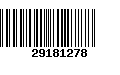 Código de Barras 29181278