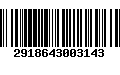 Código de Barras 2918643003143