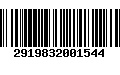 Código de Barras 2919832001544