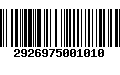 Código de Barras 2926975001010